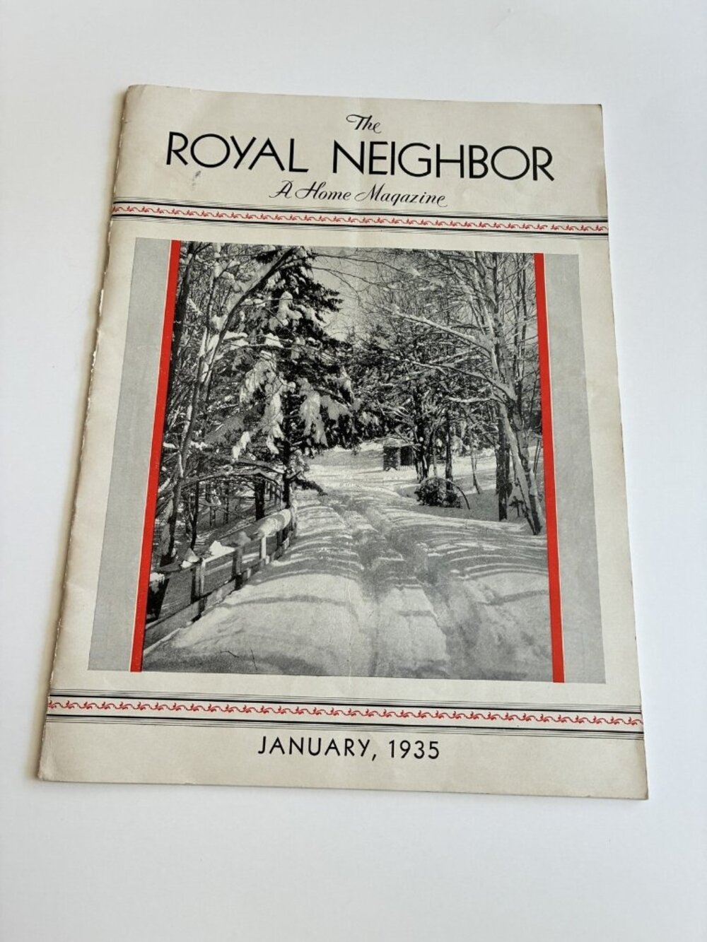 The Royal Neighbor Magazine January 1935 Vintage Home Family Community Lifestyle